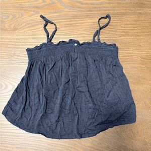 Old Navy Navy Blue Crop Top